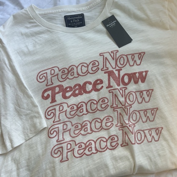 Abercrombie & Fitch T Shirt‎ Men XXL New Peace Now - Picture 1 of 5